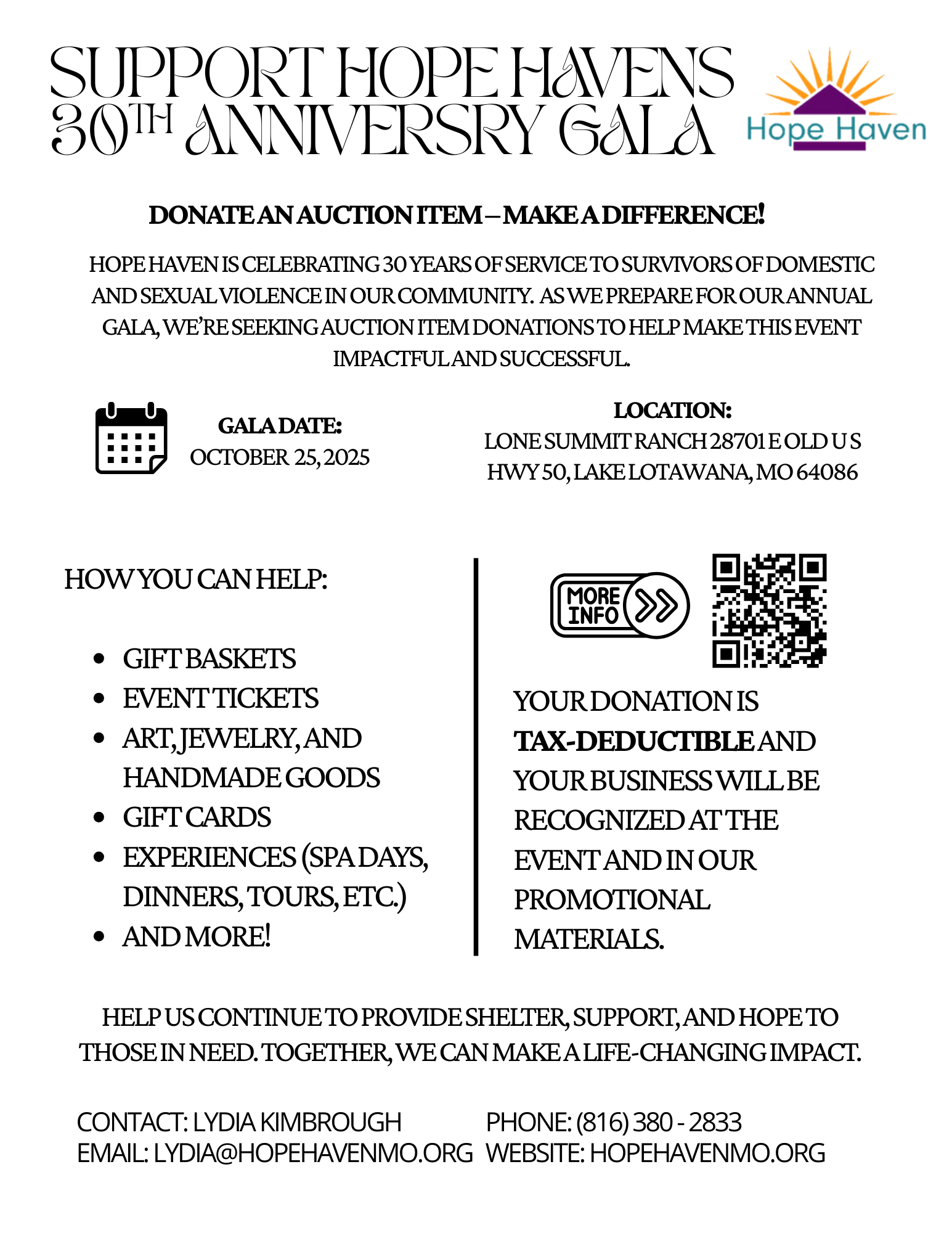 Donation Ask form 2025